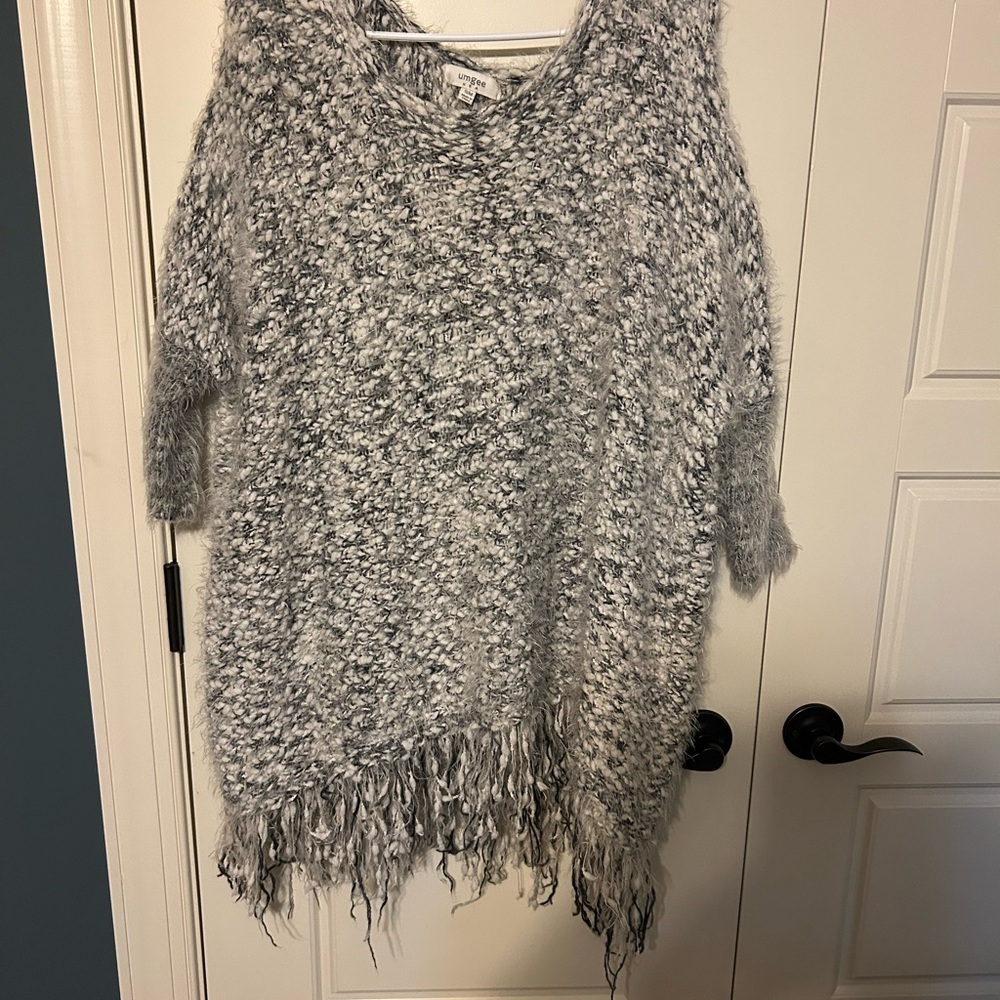 Cozy Gray Knit Sweater